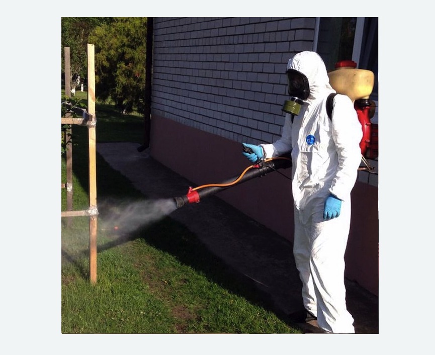 травля клещей на участке в Яхроме